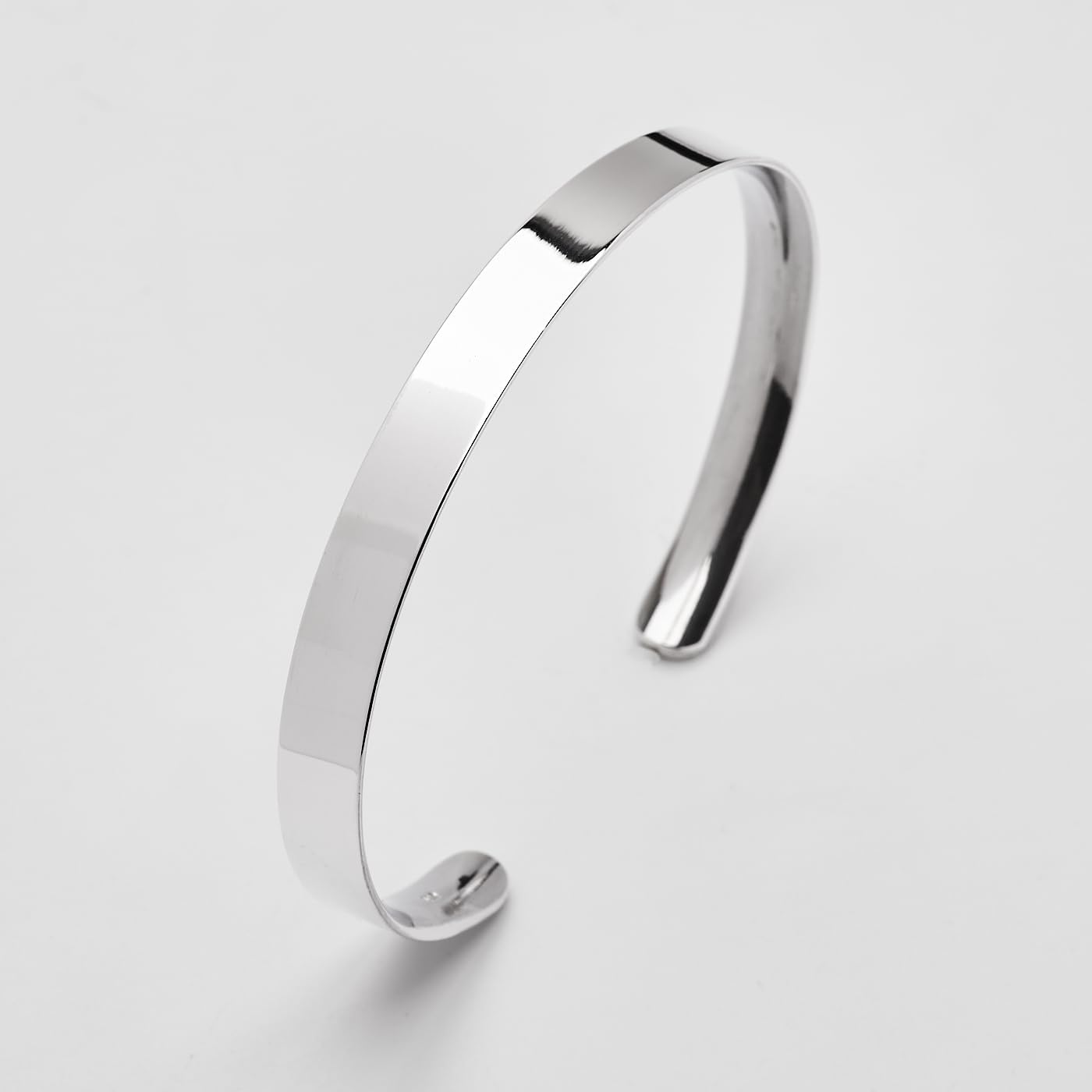 TreasureBay Bracelet jonc en argent sterling 925, Unisexe