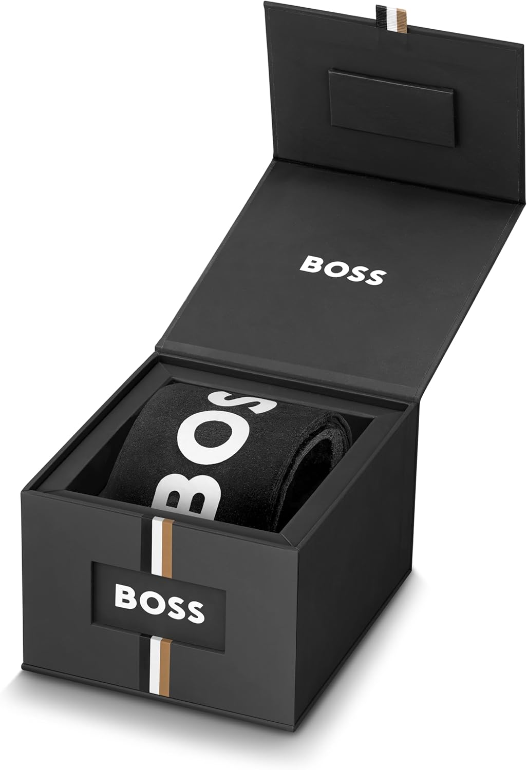 BOSS Montre à Mouvement à Quartz Trois Aiguilles pour Homme Collection Strike avec Bracelet en Acier Inoxydable