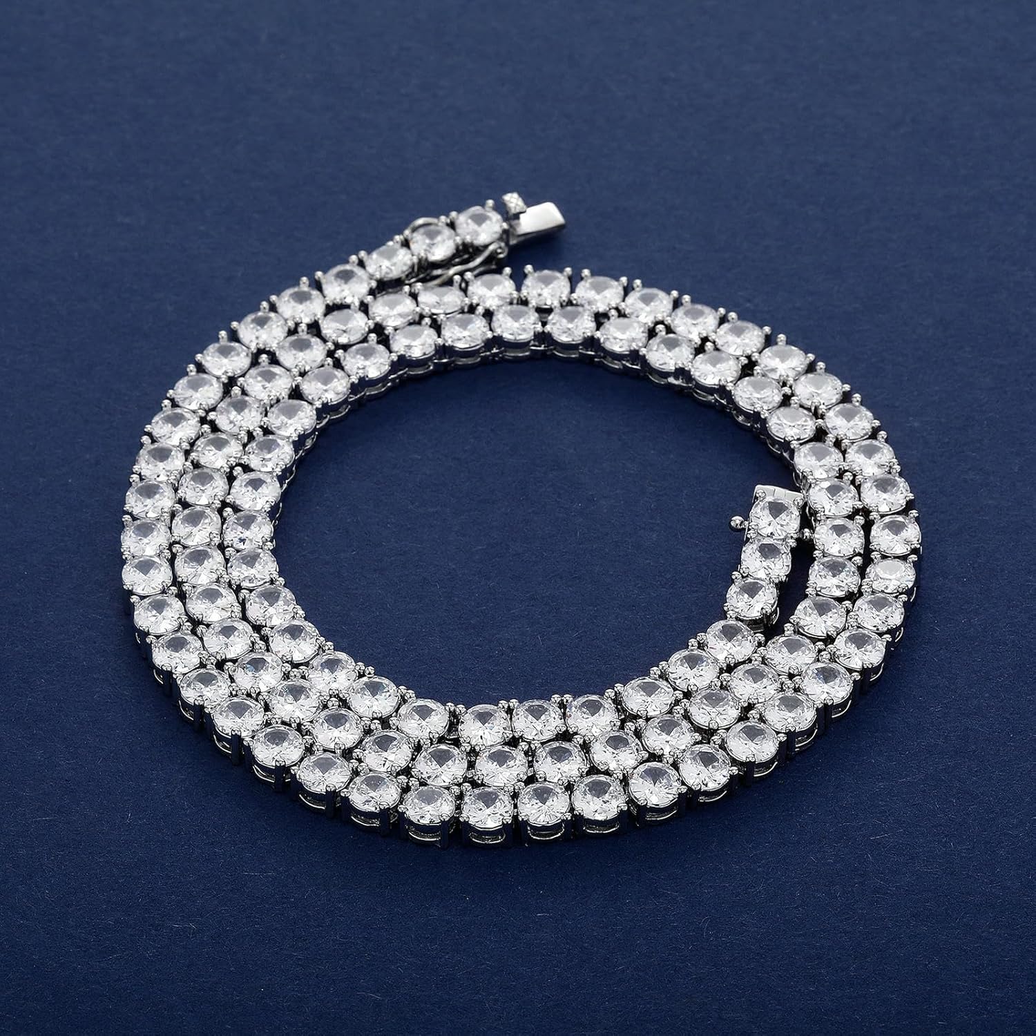 Chaîne de tennis en oxyde de zirconium pour homme et femme, style hip-hop, design minimaliste, collier, bracelet, cadeau à porter au quotidien