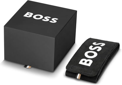 BOSS Montre à Mouvement à Quartz Trois Aiguilles pour Homme Collection Strike avec Bracelet en Acier Inoxydable