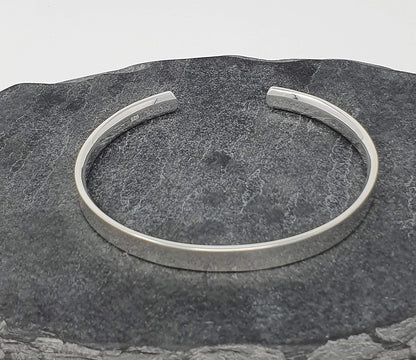 TreasureBay Bracelet jonc en argent sterling 925, Unisexe